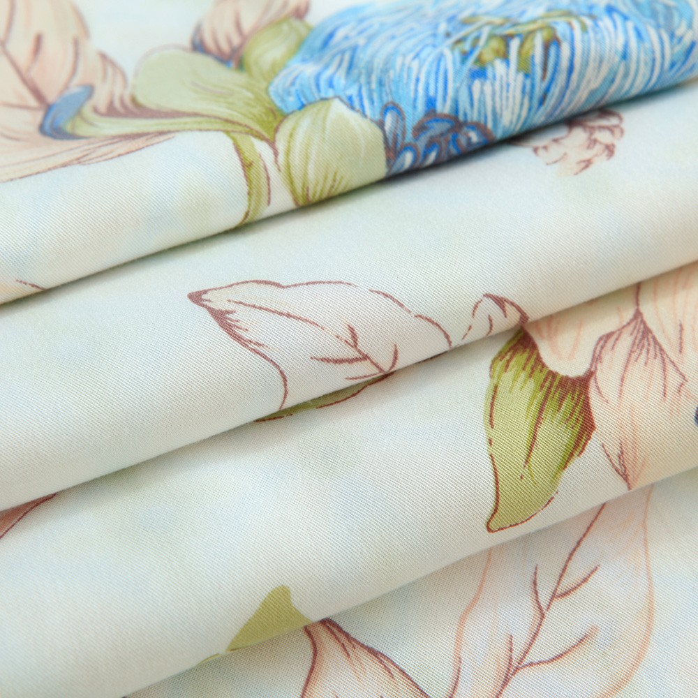 天丝绒印花四件套